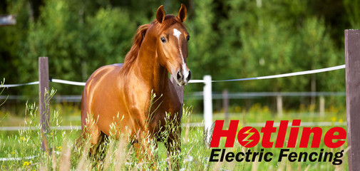 Hotline electric fencing Brand banner